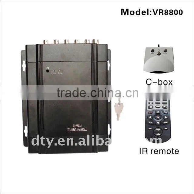 4 channel full D1 Mobile DVR VR8800