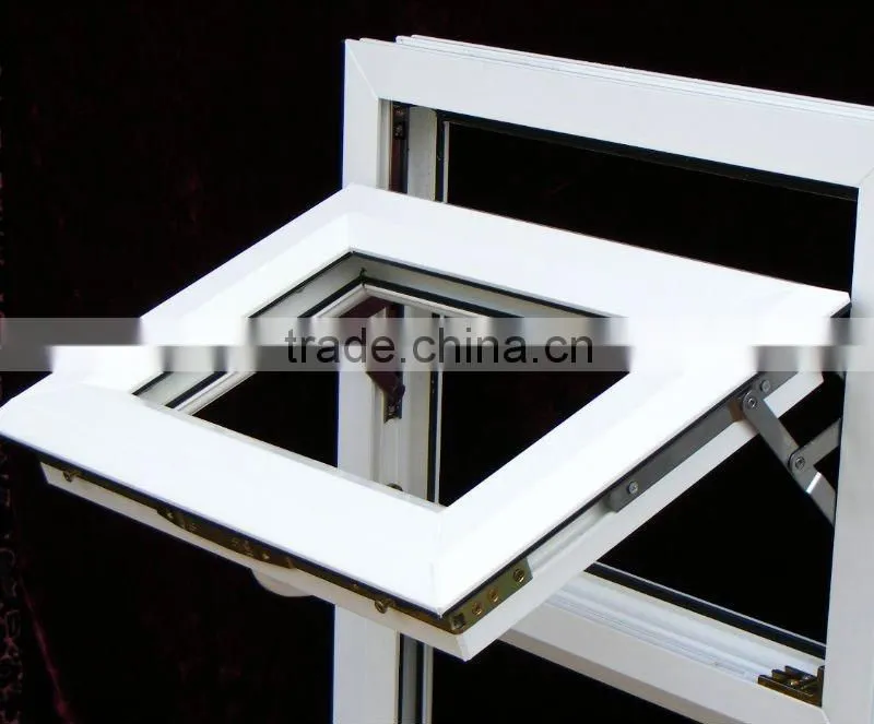 pvc top hung window,awning window frosted