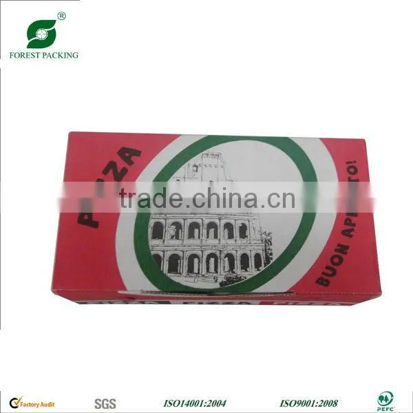 WHITE CHEAP PIZZA CORRUGATED BOX