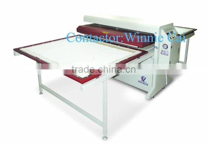 Hydraulic Two Stations rug Heat Transfer Press Machine 100x120cm