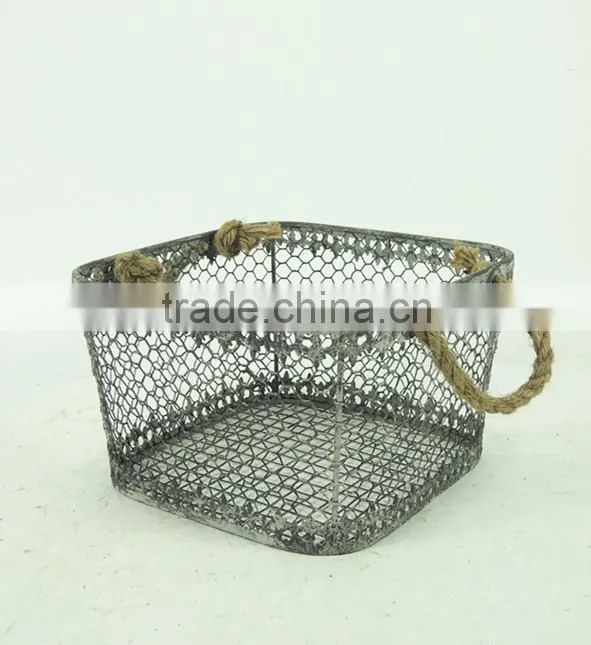 Wholesale vintage decorative kitchen wire basket