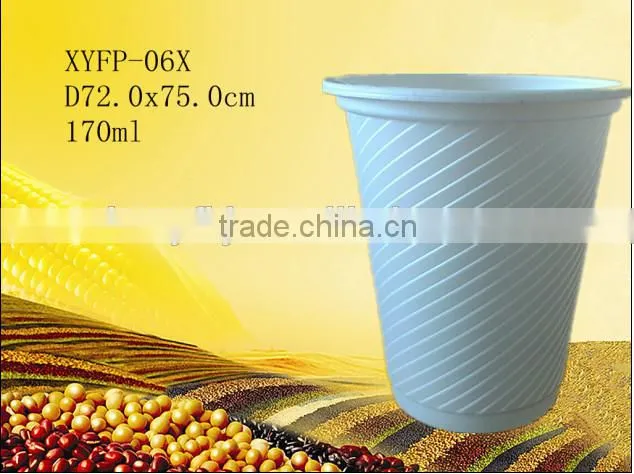 6OZ biodegradable plastic cups:XYFP-06X