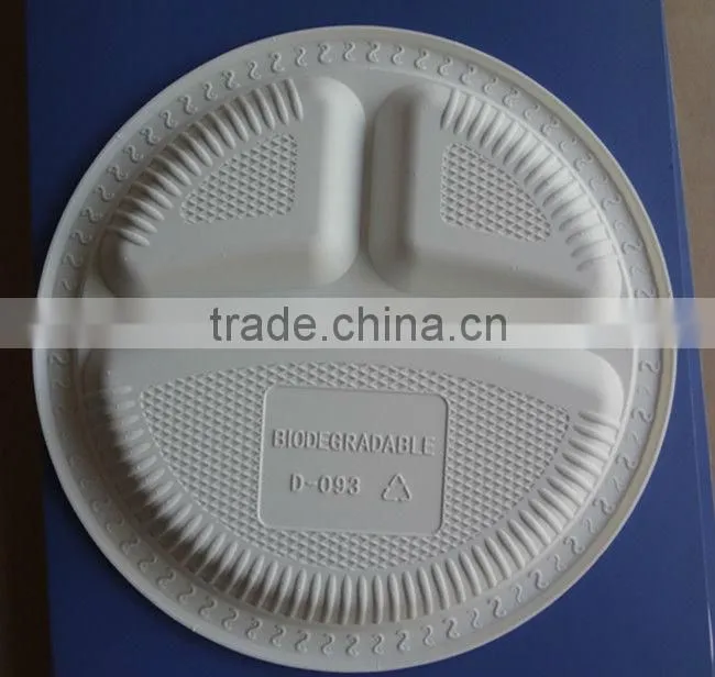 9 inch cornstarch disposable dinner plates&dishes