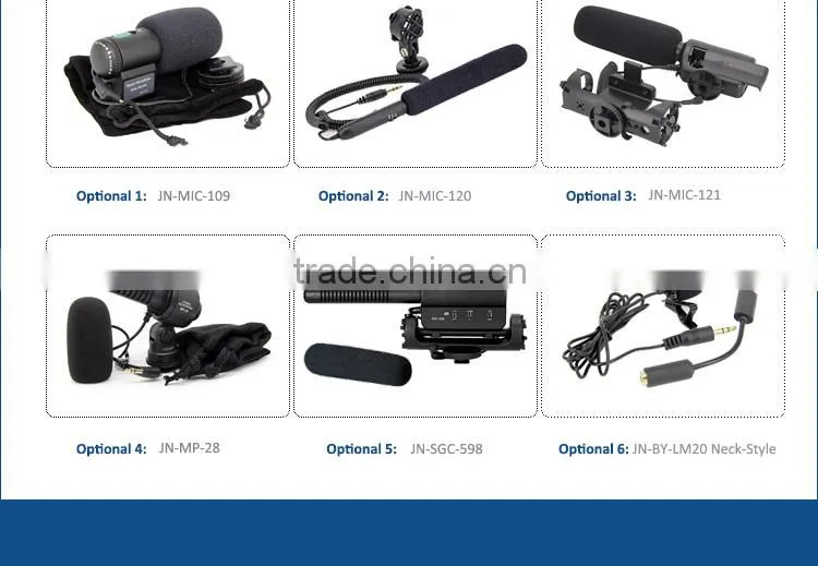 Unidirectional USB Studio Condenser Microphone for Sony DV HandyCam Camcorders Camera JN-MIC-108