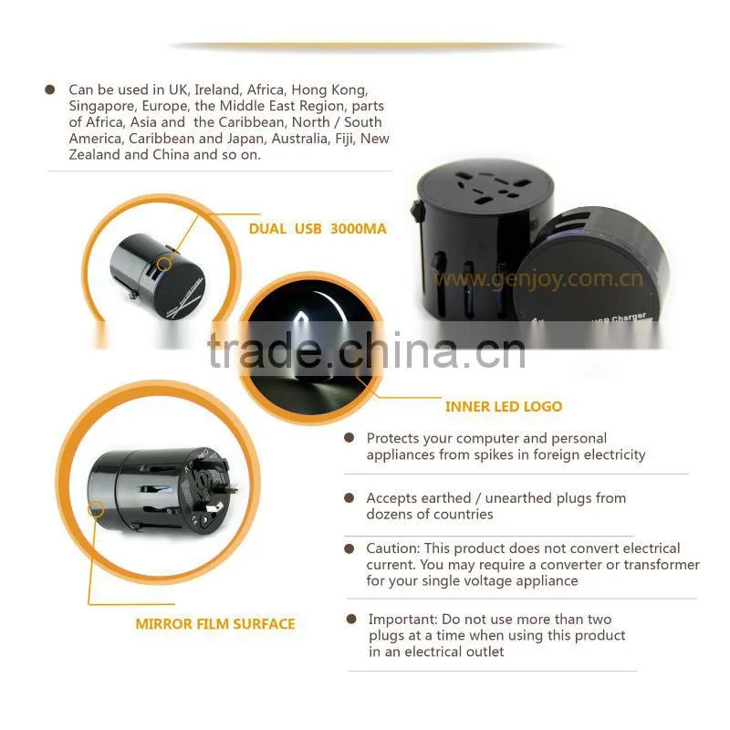 usb universal travel adapter