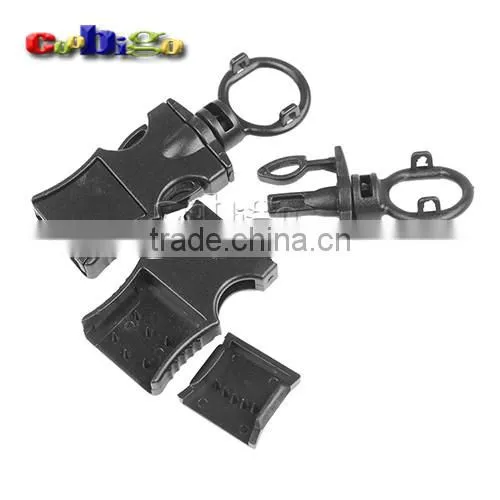 Plastic Detach Buckle Hook Belt Clip for Business Job ID Card Badge Holder & Lanyard #FLC439-1B/2B/3B