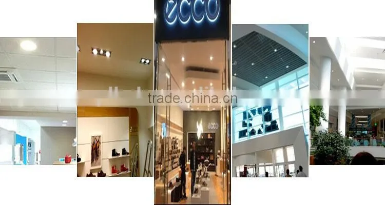 High quality aluminum material,anodic oxidation treatmen,trecessed led cob grille light