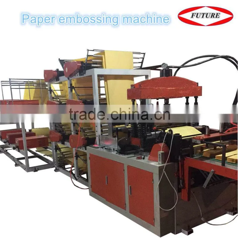 Automatic Mingbi paper embossing machine made in China