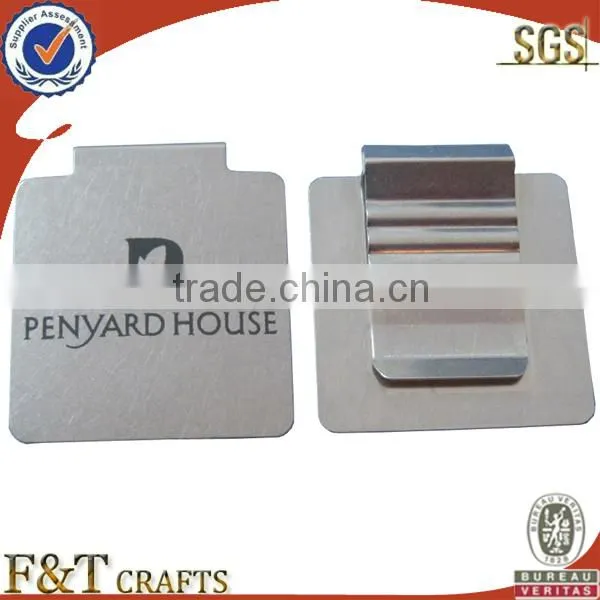 High quality round oval rectangle golden bookmark