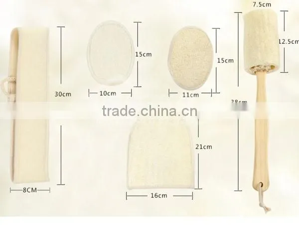High quality natural wooden body brush,soft back makeup body brush