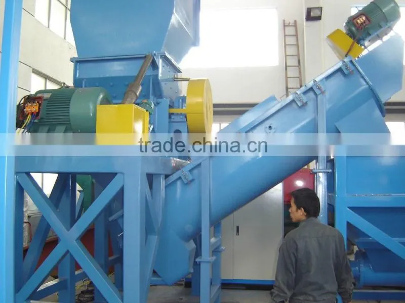 pet flakes friction washing machine for plastic recycling