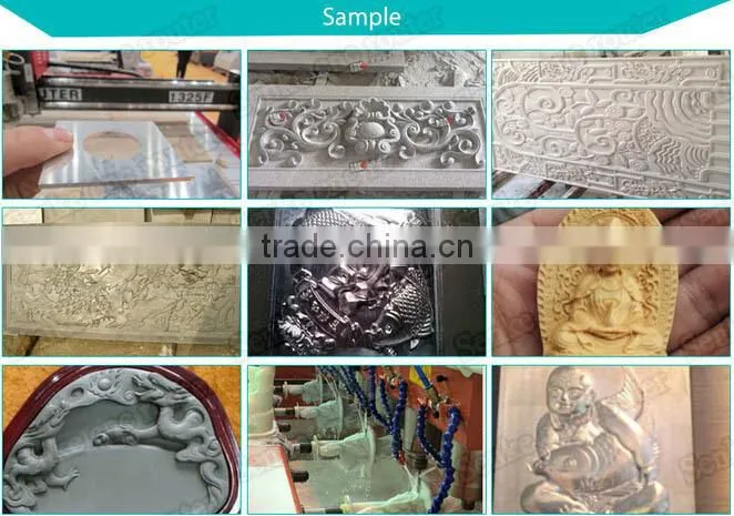 Automatic 3d wood carving cnc router copper sheet engraving machine from Senke manufacture