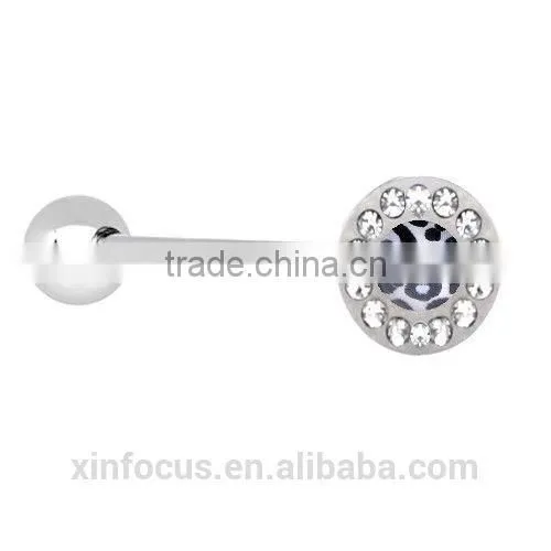 Leopard Barbell Stainless Steel Tragus Cartilage