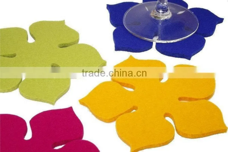 Rectangular felt placemats and different design