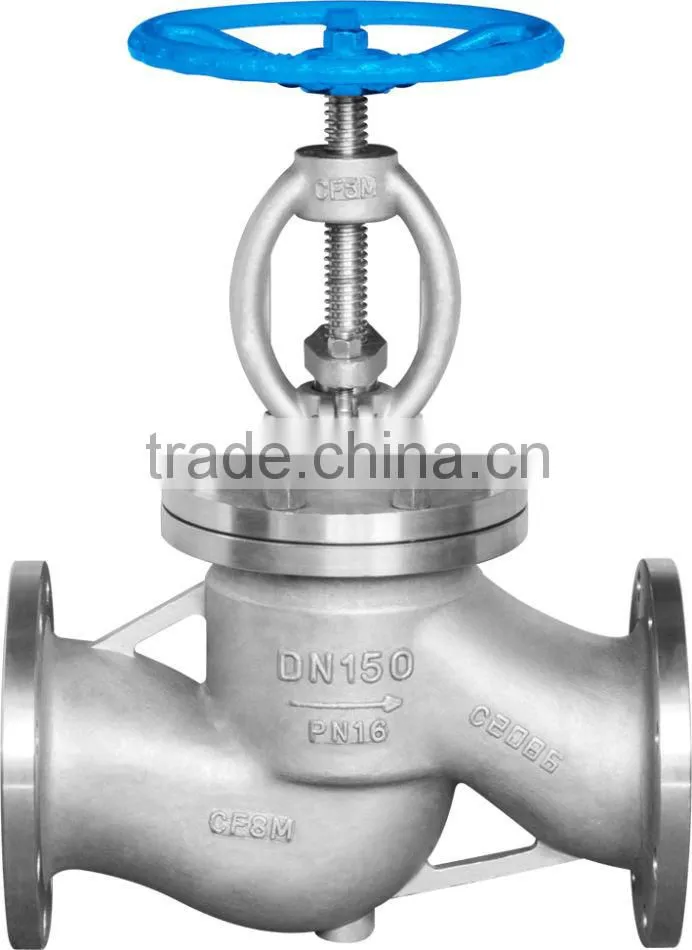 ASTM a216 casted globe valve in 150LB 300LB