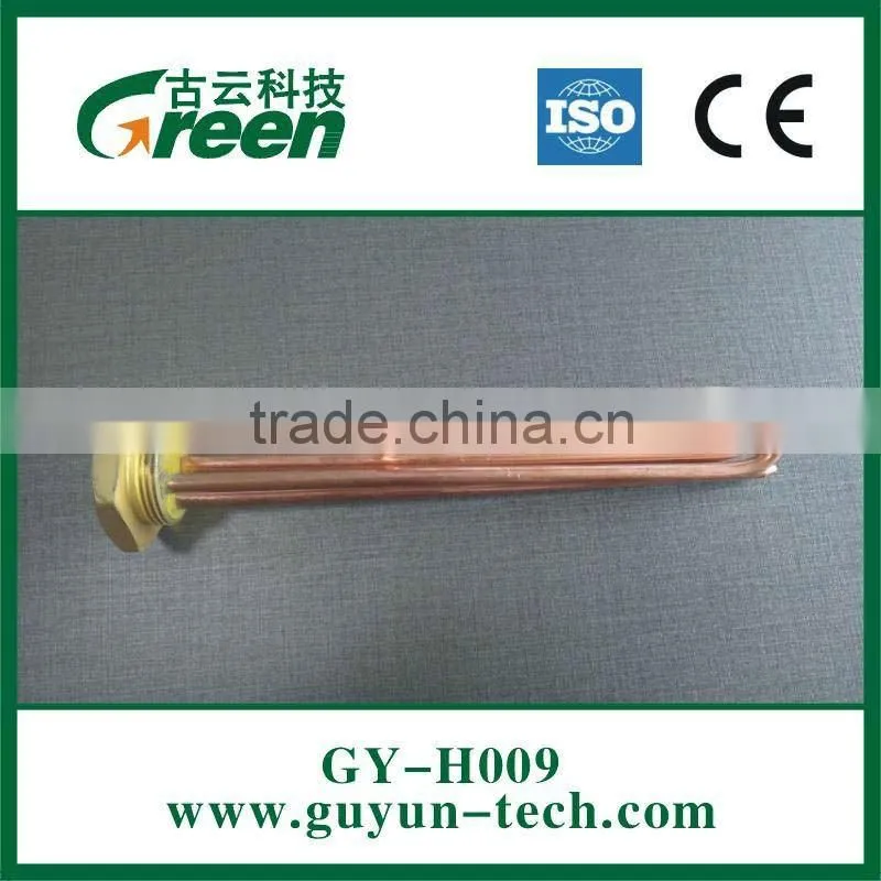 Copper pipe heating element Bended tube Brass flange