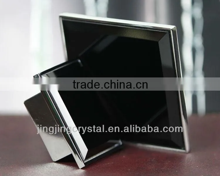 Classic Black Crystal Mosaic Furniture Handle Pull rich in Crystal colour