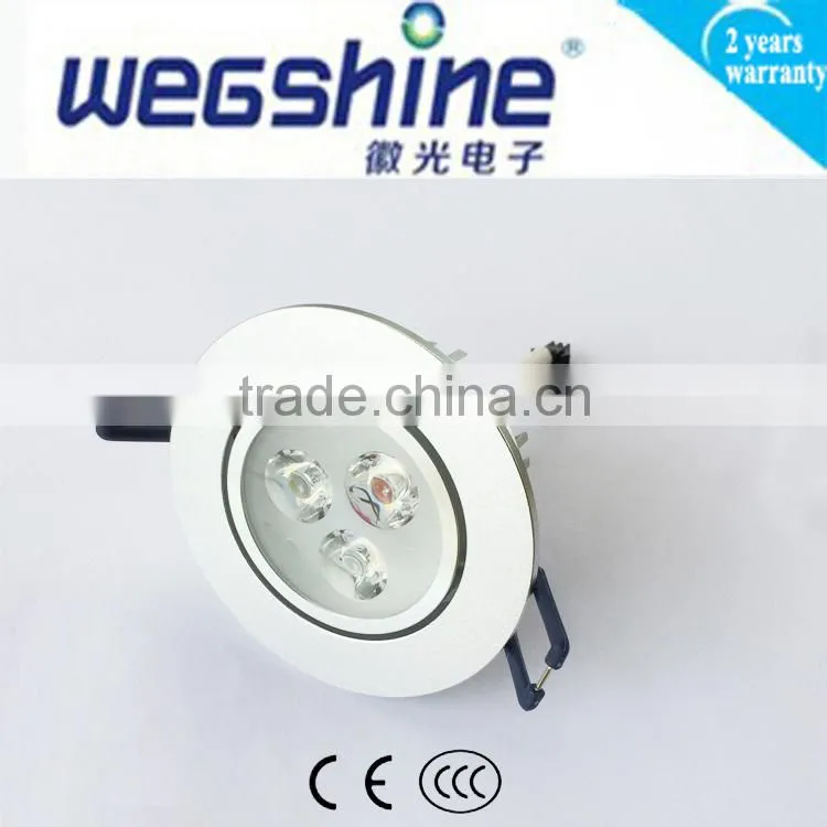 3W 5W 10W 12W 15W 20W 25W 30W LED Recessed down light, Down light led for home