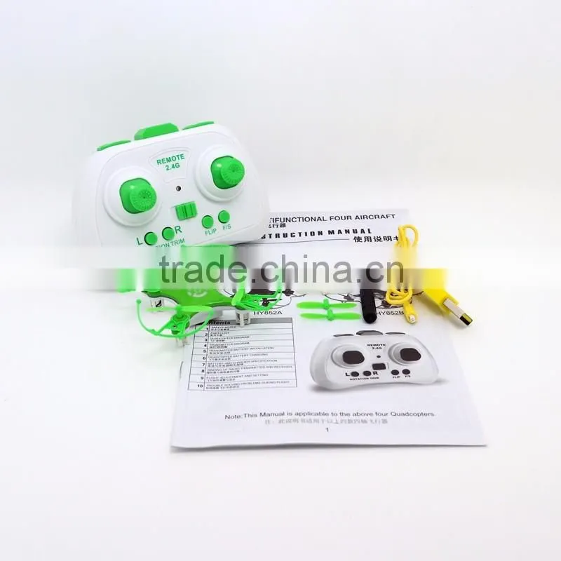 original HY851 2.4G UFO RC Drone RC Helicopter Quadcopter with spare parts