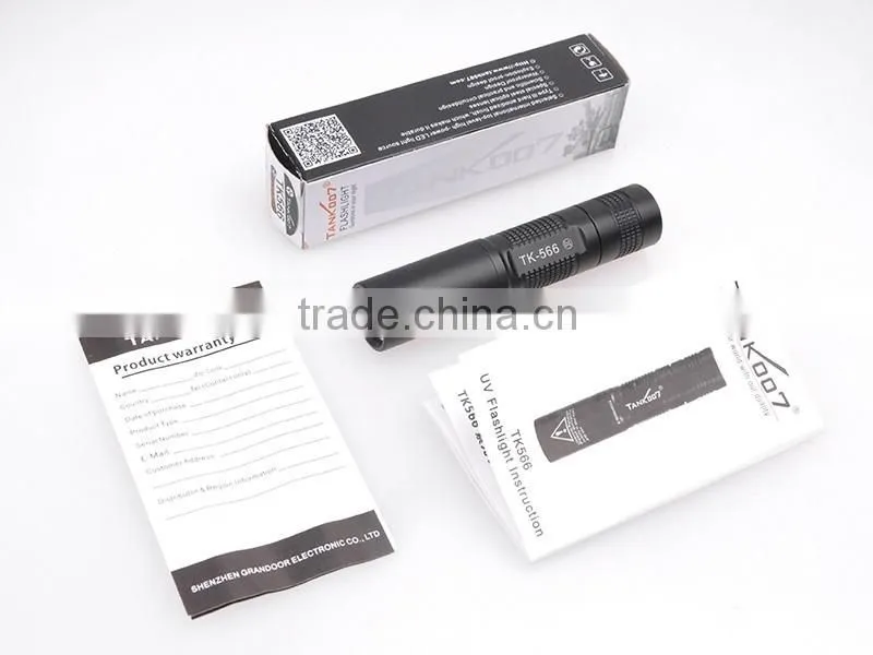 Purple Light 1W UV LED Flashlight for Money Detect Wholesale(365nm)