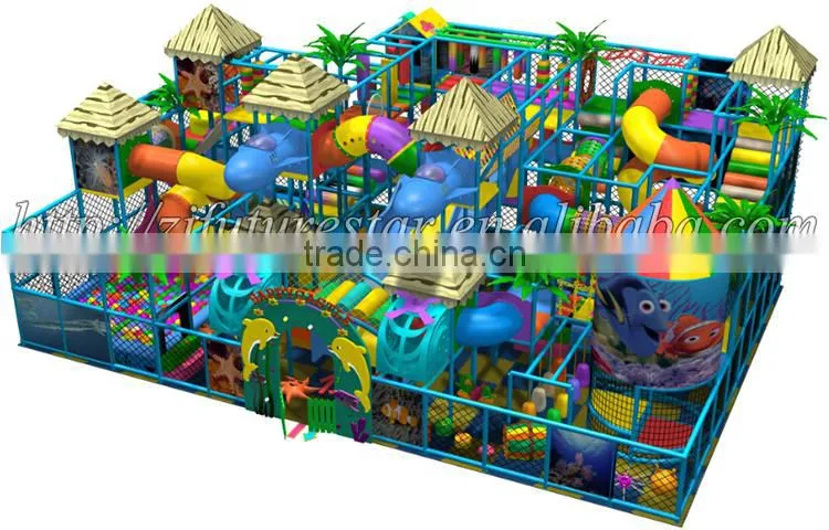 Free design CE & GS LLDPE kids indoor used commercial playground equipment sale