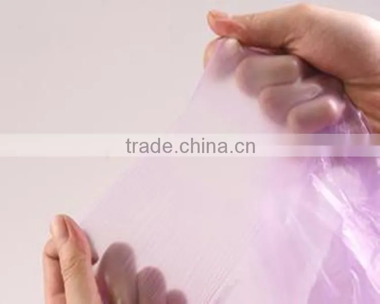 Colorful plastic garbage bag/trash bag HDPE can liner