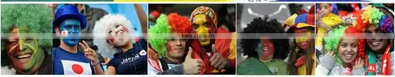 sports fan wig football wig customer party wigs