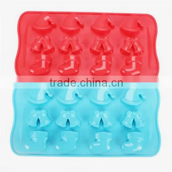Christmas promotion gift silicone snowman cake mold