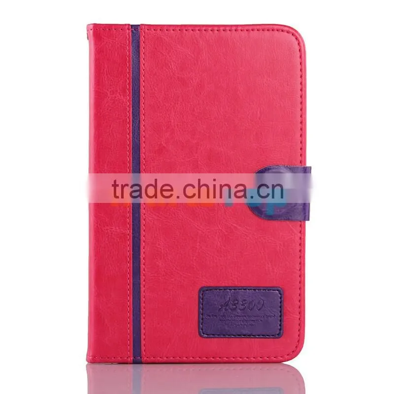 Wholesale Colored Leather Case For Lenovo IdeaTab A3300 A7-30 Flip Cover TPU Protective Case