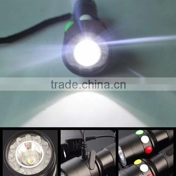 Lumifre ACK1050 Multi Function LED High Power Aluminum 3 Colors Rescue flashlight