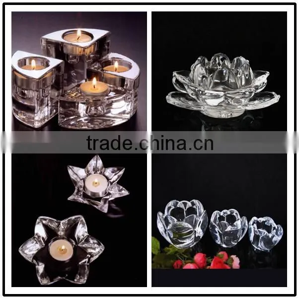 wholesale red crackle glass votive frosted candle holder
