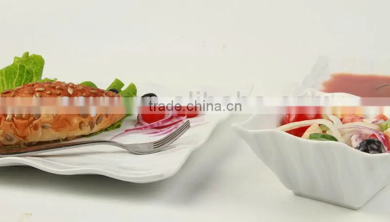 12PCS Ceramic Square Dinner Set