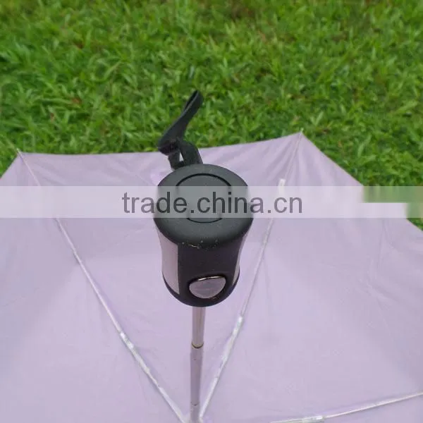 6K wholesale purple advertising 3- folding umbrella