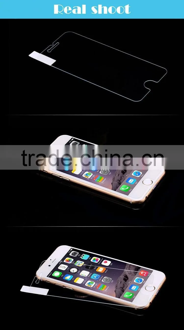 9h hardness tempered glass screen protector for iphone 0.33MM tempered
