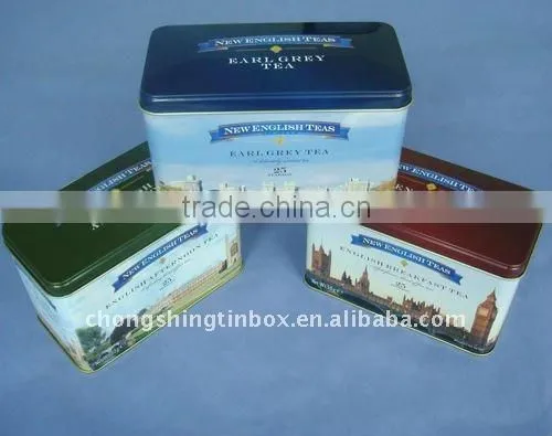 Empty coffee tin box, coffee packing box