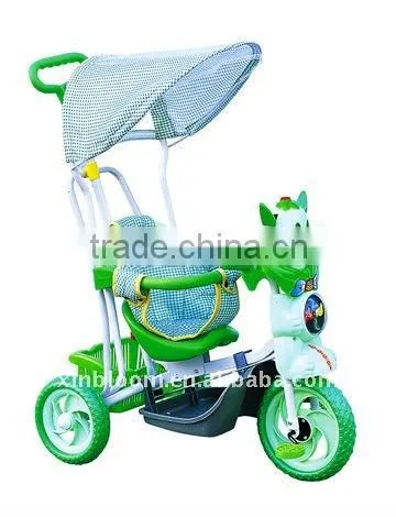 green baby tricycle