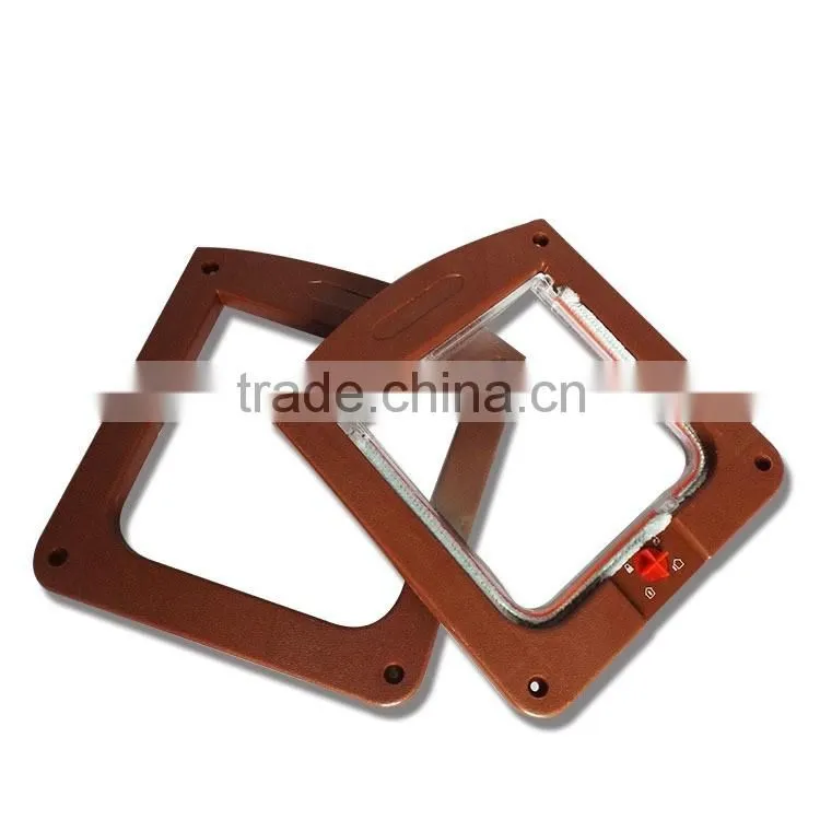 Beautiful Small Easy Operation ABS Pet Flap Pet Door Pet Flap With Small Switch H0242
