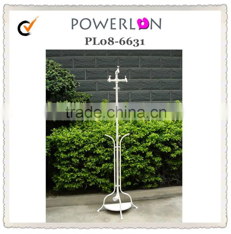 Vintage Iron Coat Rack Stand