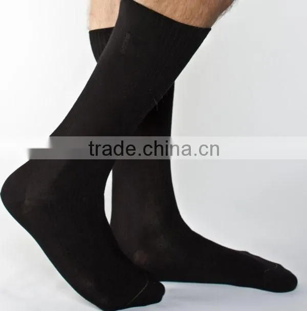 custom fiber 100% men bamboo sock wholesale