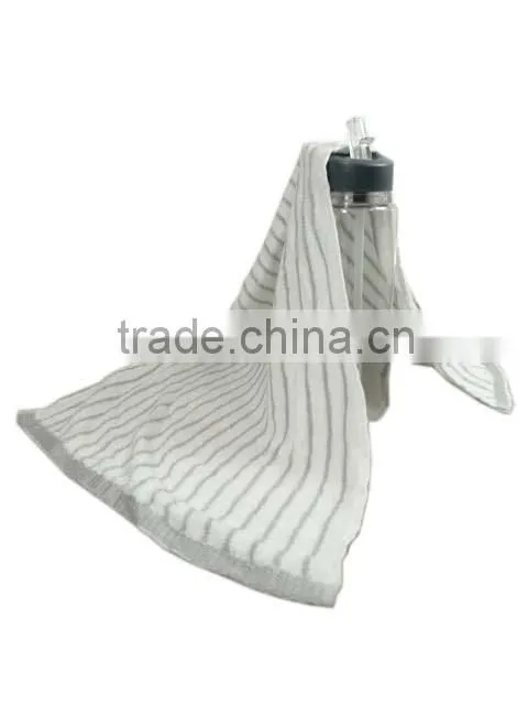 Soft 100% Bamboo Fiber Dobby Stripe Towel