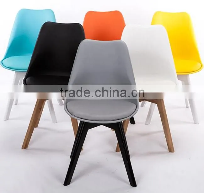 2015 new style modern indoor&outdoor modern office furniture cheap chair colored plastic chair