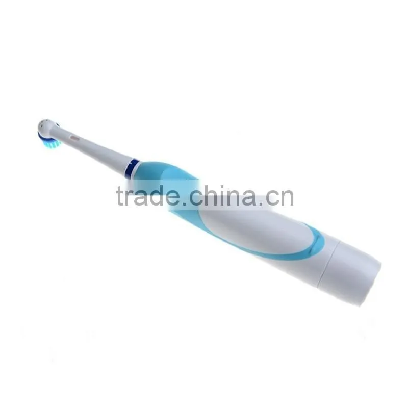 battery toothbrush with rotary electric toothbrush head