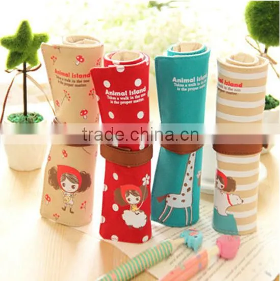 High School Canvas Pencil Case