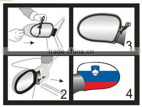 Bottom price new products Singapore car mirror flags
