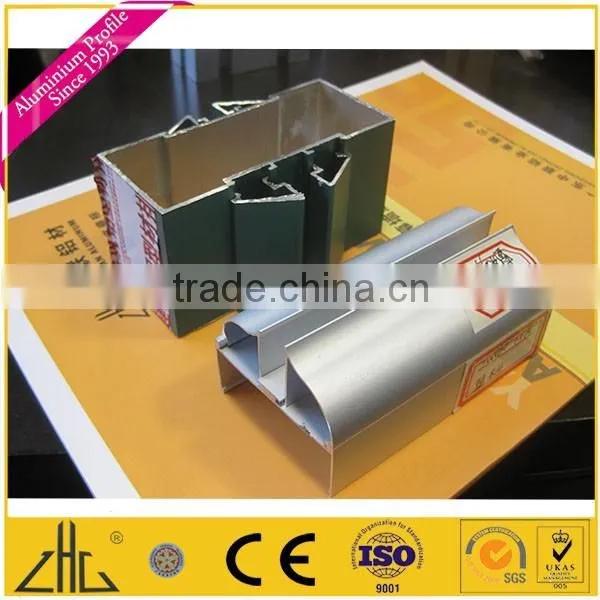 Wow!!!6063T6 powder coated aluminium profile extrusion to make door and window frame, u channel aluminium bottom frame for glass