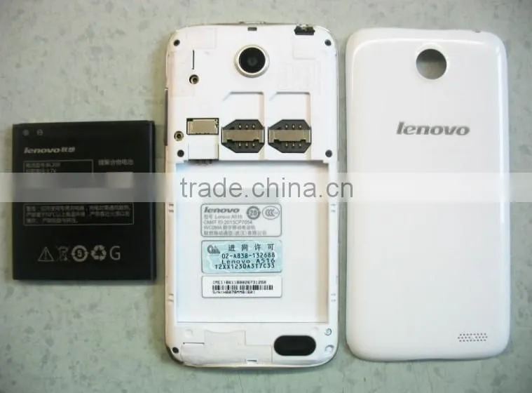 Original Lenovo A516 Mobile Phone 4.5 Inch MTK6572w Dual Core