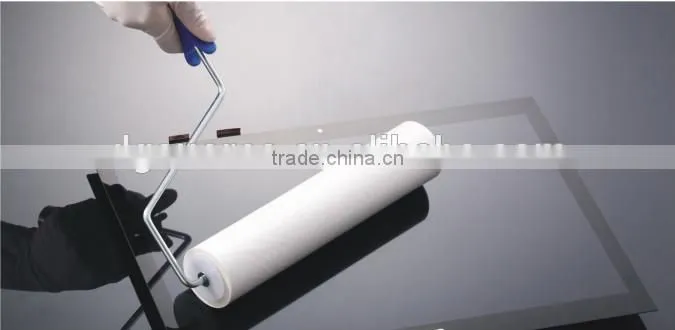 Dust removal sticky rollers for cleanroom usage