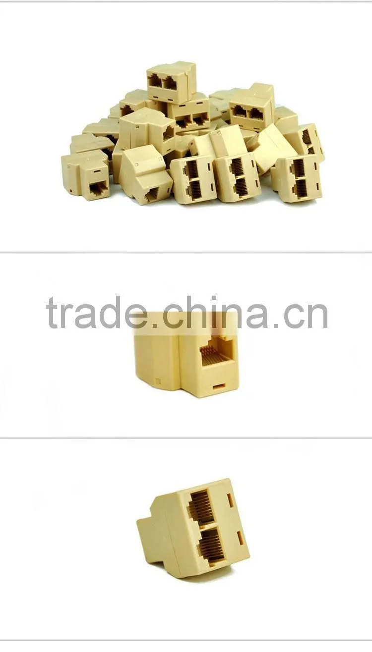 wholesale RJ45 adapter 8p8c install wireless network adapter rj45 connector joiner