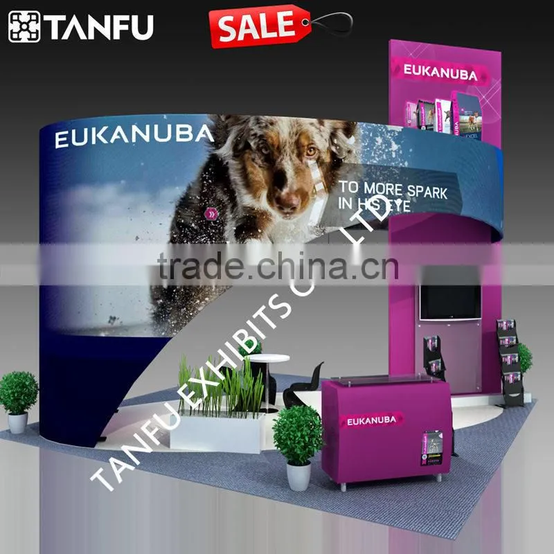Trade Show or Expo Displays Design and Contractor Service with Innovated Ideas from TANFU