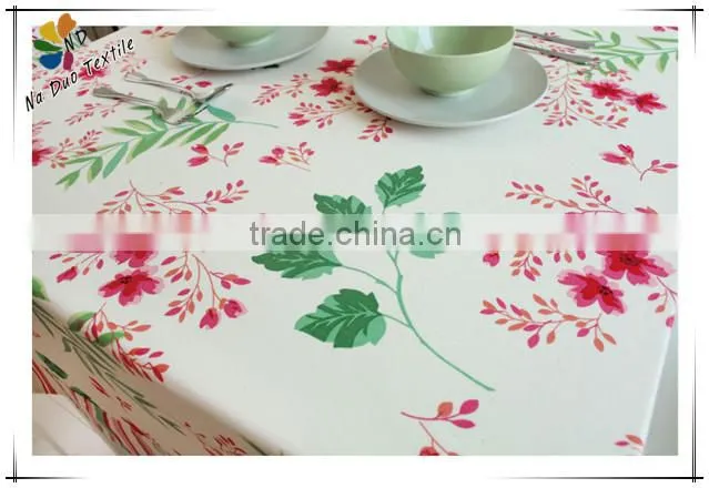 American style printed tablecloth